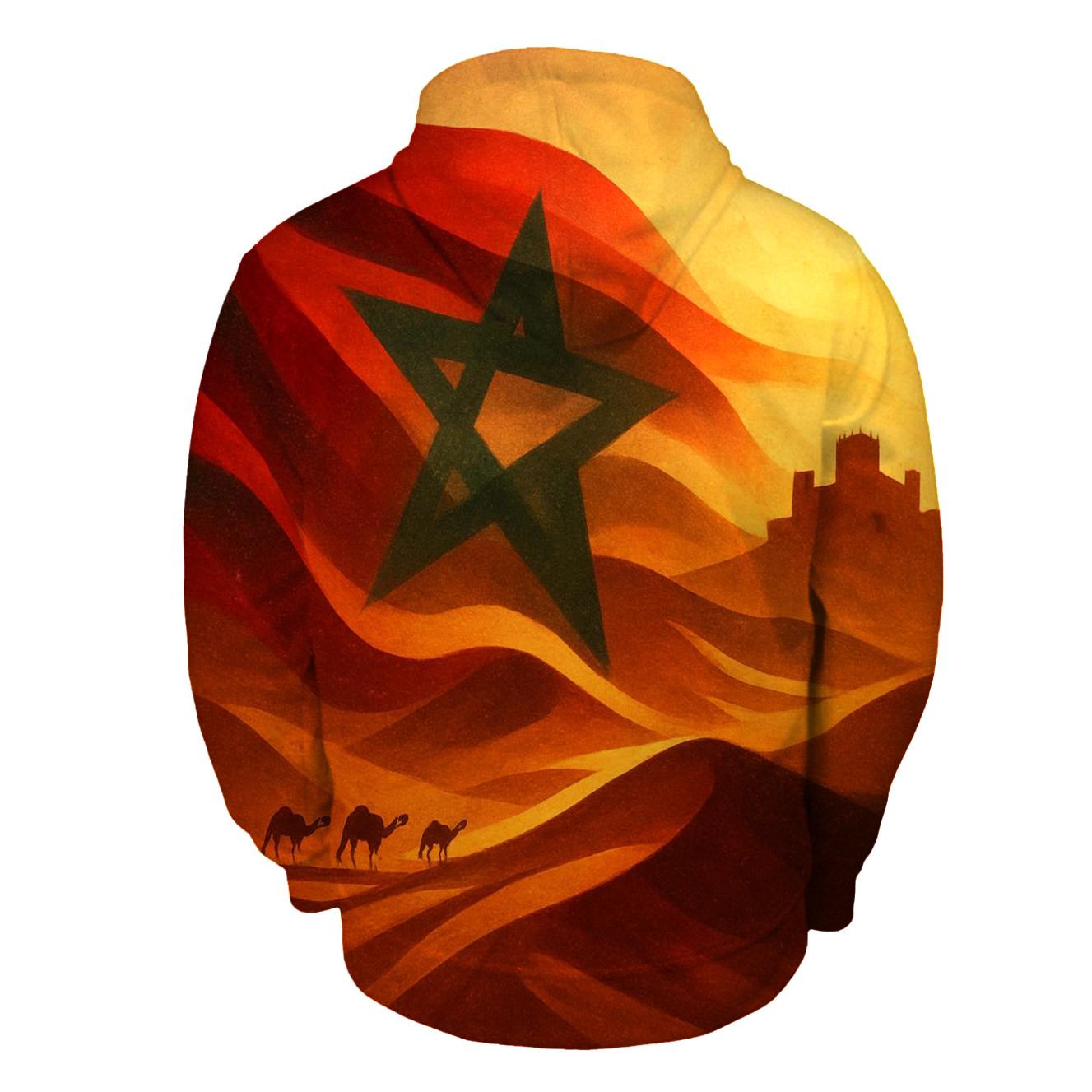 Desert Ribbon Morocco pullover hoodies
