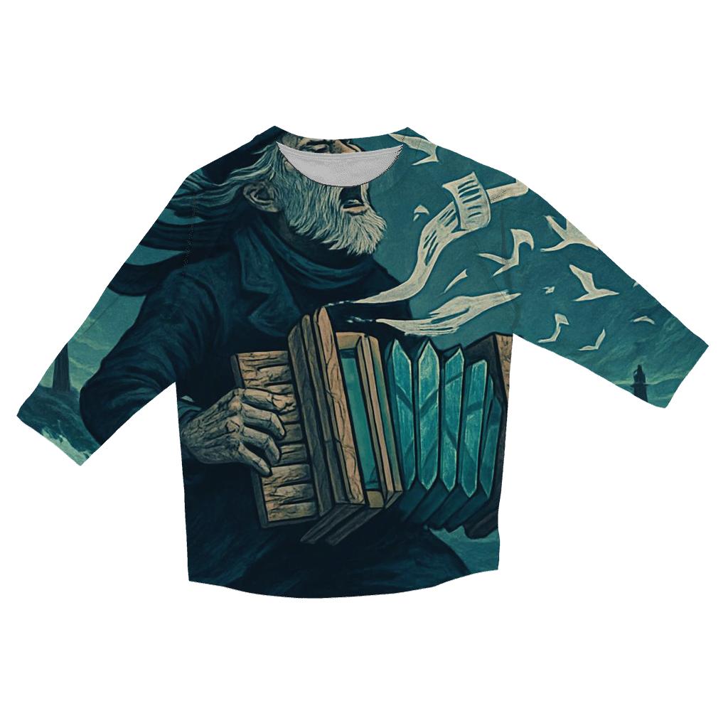 Saltwind Accordion Sailor designer 3/4 sleeve blouses