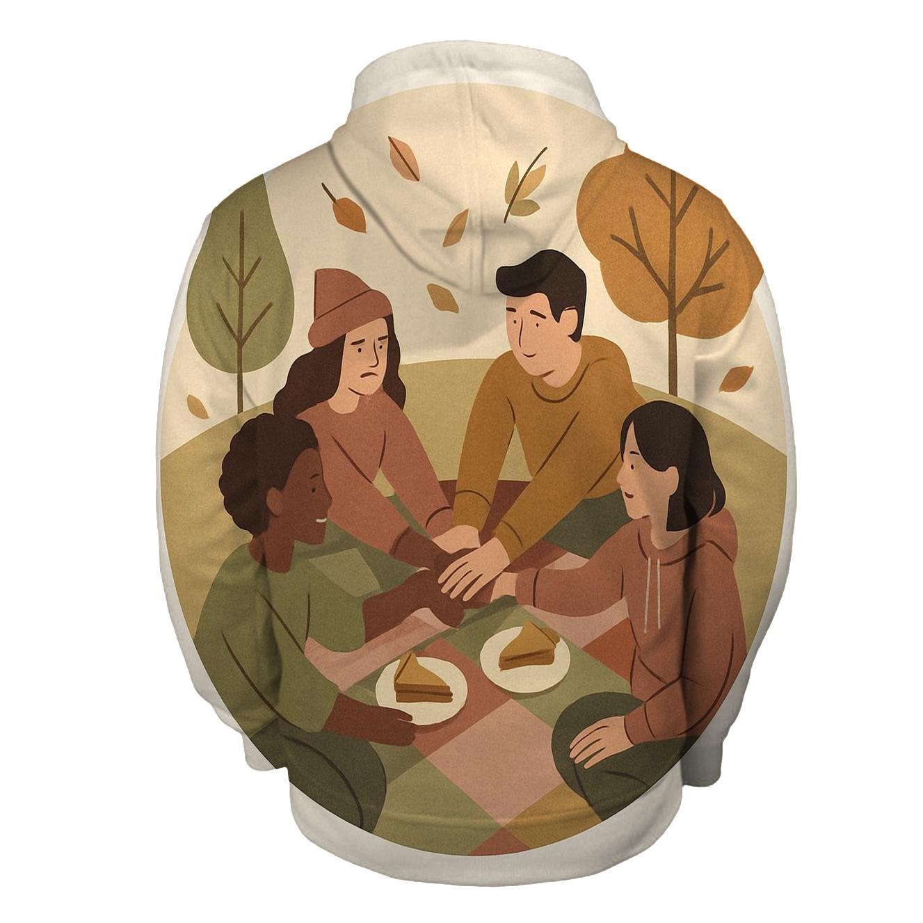 Gratitude Quilt Circle hoodie styles