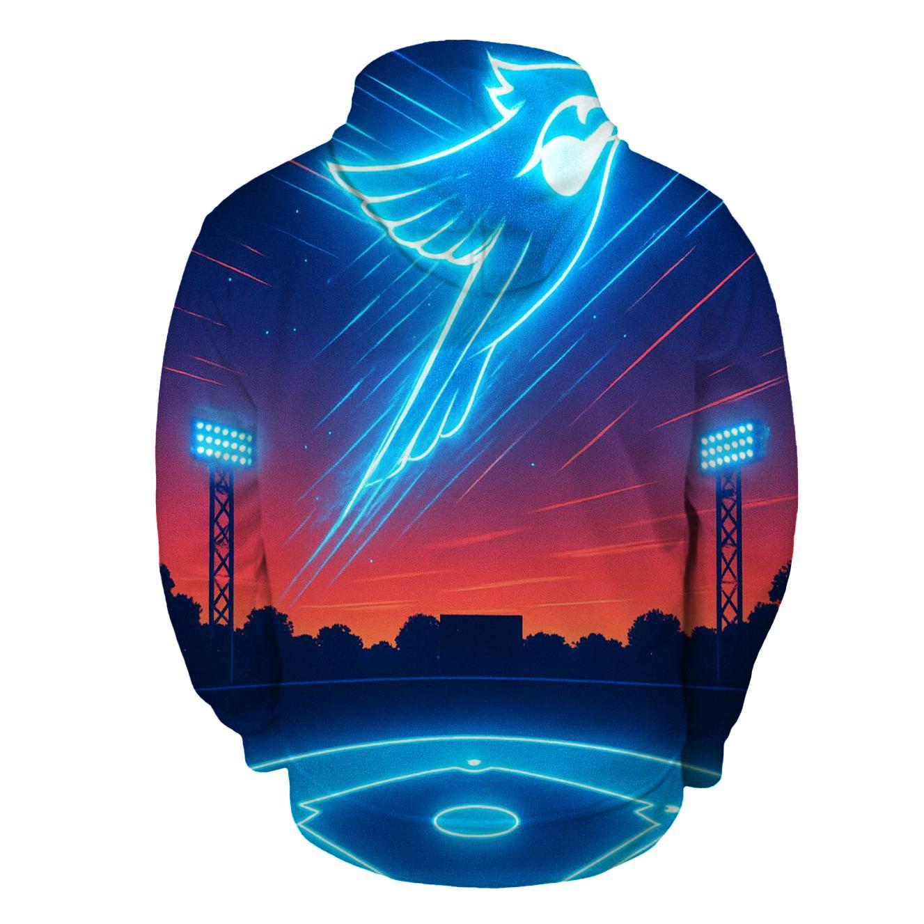 Rising Crest Blue Jays zip-up hoodies