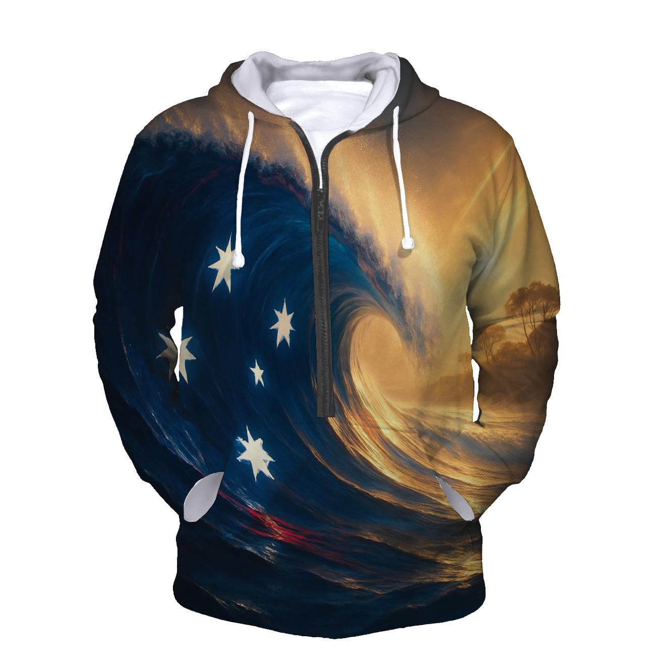 Ocean Wave Australia custom hoodies