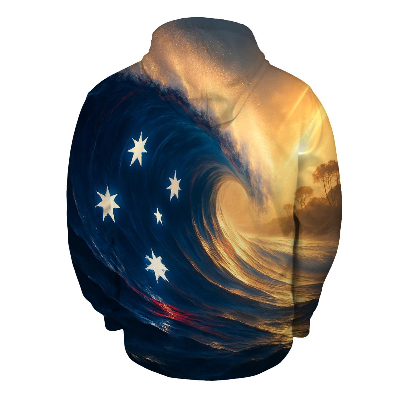 Ocean Wave Australia custom hoodies