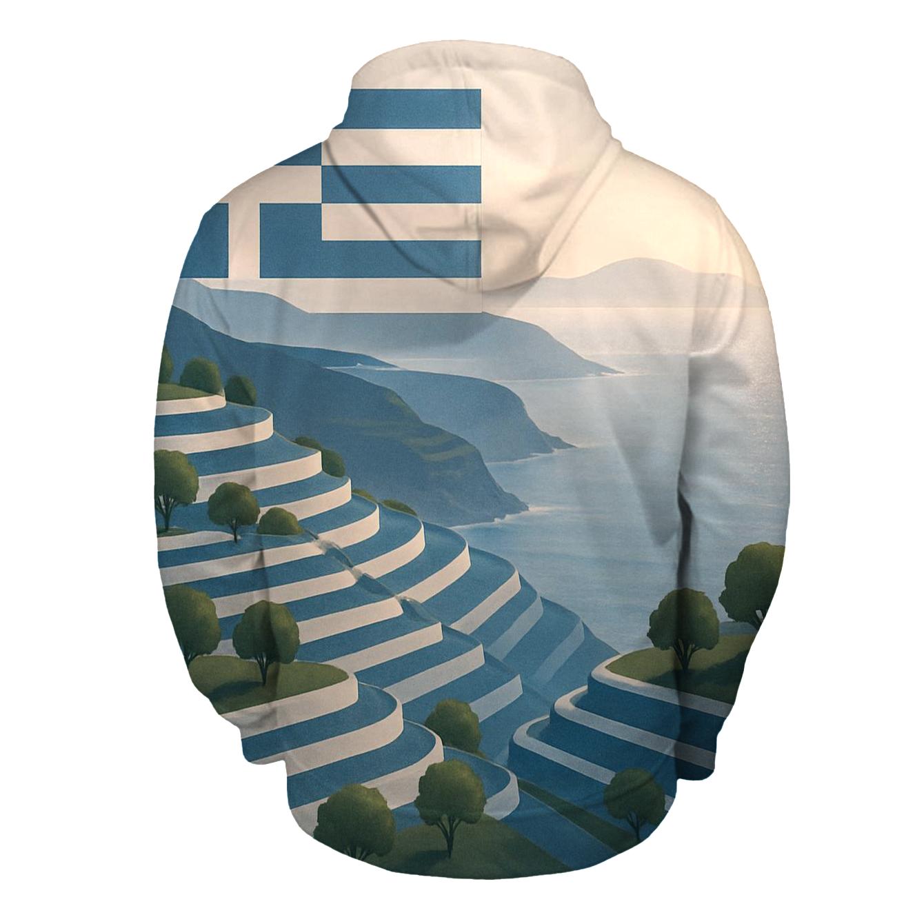 Olive Branch Greece premium hoodies