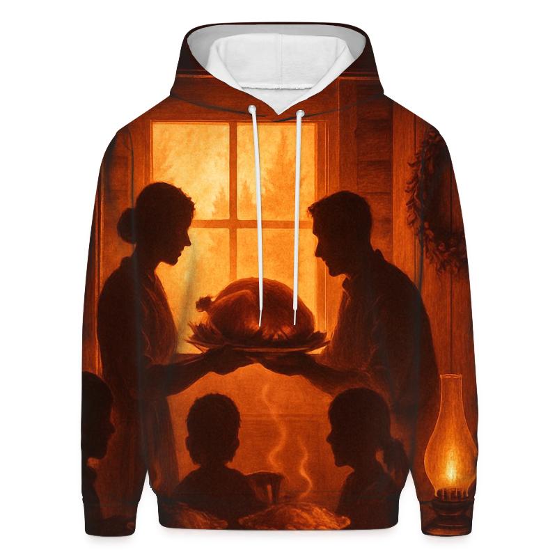 Cozy Cabin Supper embroidered hoodies