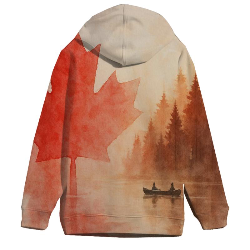Watercolor Maple Canada hoodie styles