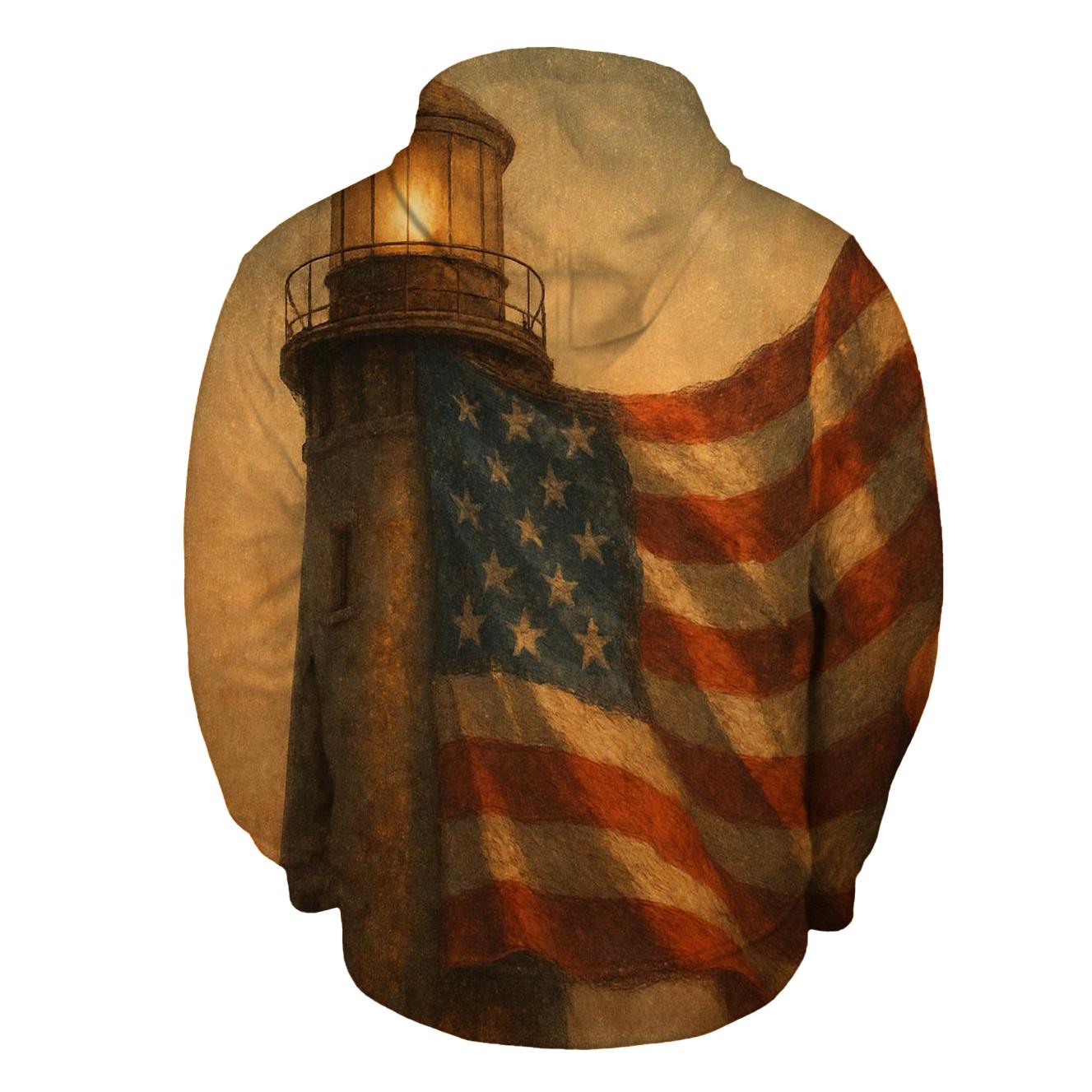 Vintage Lantern Stripes hoodie trends