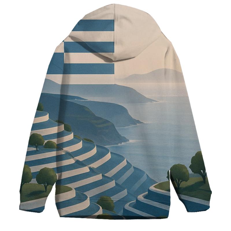 Olive Branch Greece heavyweight hoodies