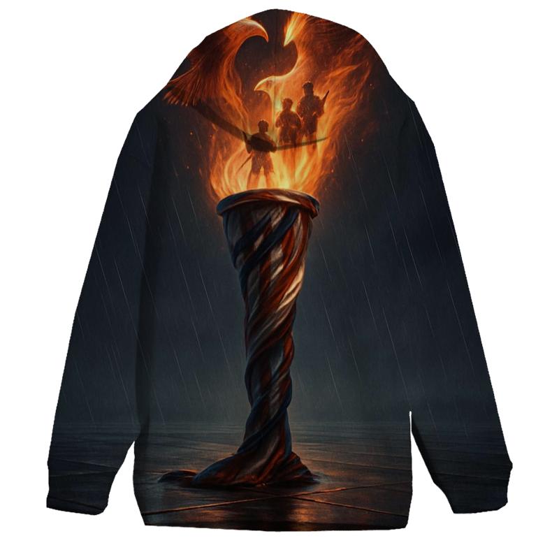 Patriot Flame Memorial graphic hoodies