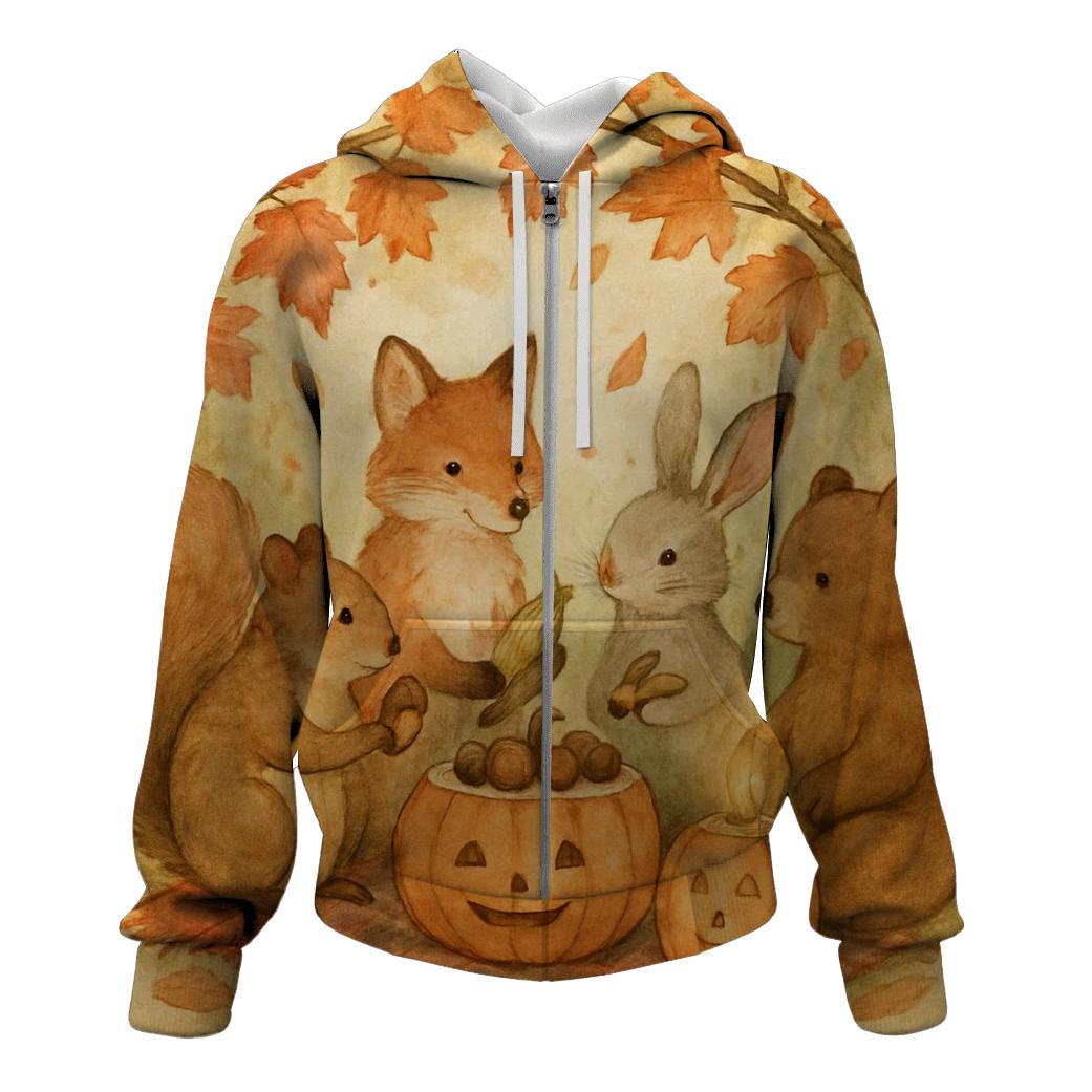Woodland Feast Quartet hoodie trends
