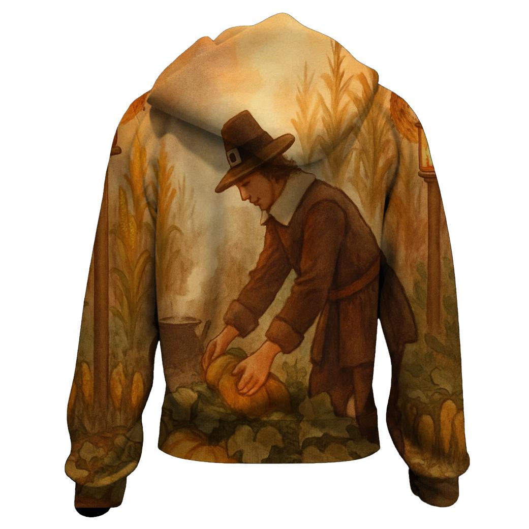 Pilgrim Lantern Garden printed hoodies