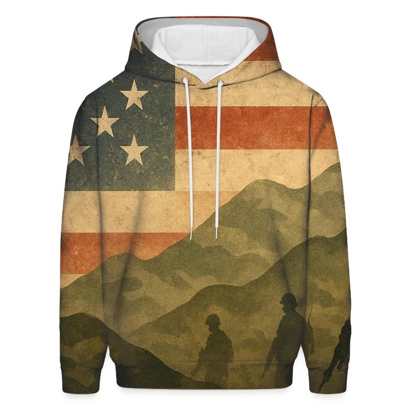 Camouflage Resolve pullover hoodies