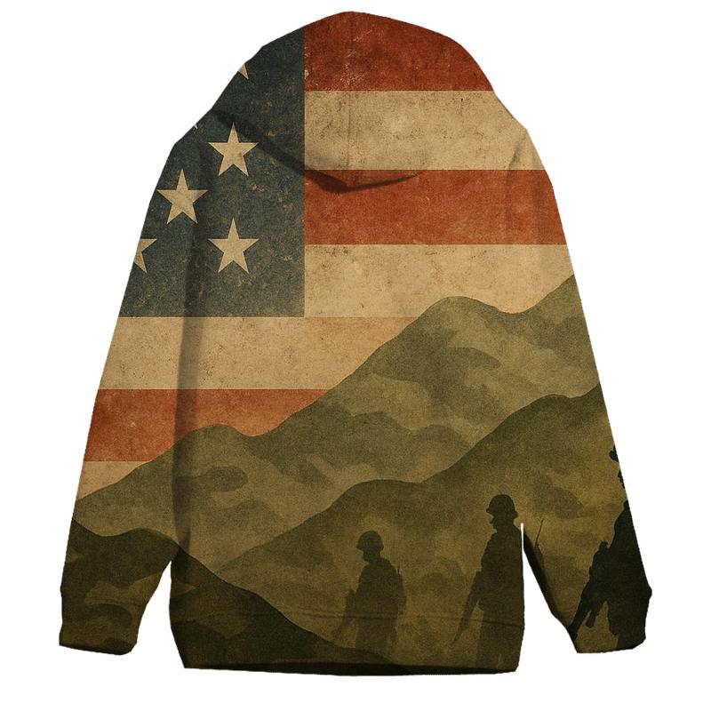 Camouflage Resolve pullover hoodies
