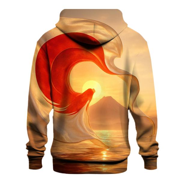 Rising Sun Fabric Japan hoodies fashion
