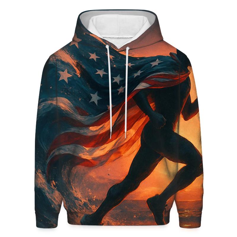 Liberty Wave Silhouette premium hoodies