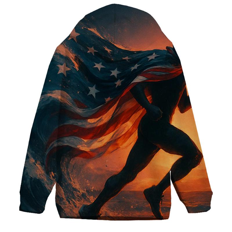 Liberty Wave Silhouette premium hoodies