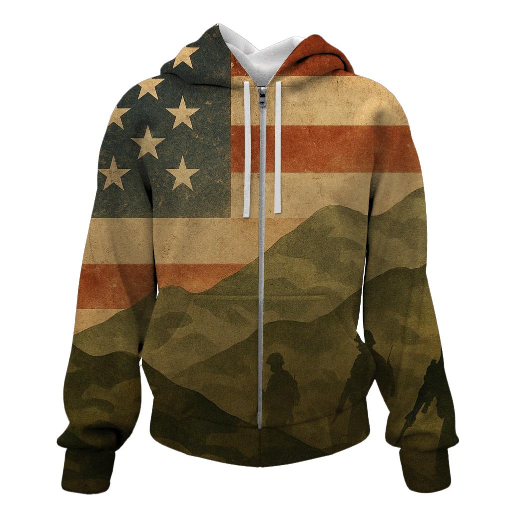 Camouflage Resolve custom hoodies
