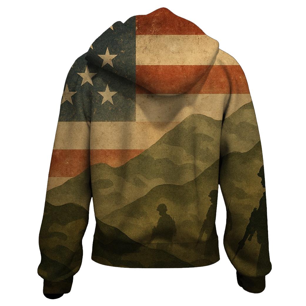 Camouflage Resolve custom hoodies