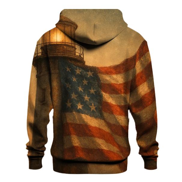 Vintage Lantern Stripes pullover hoodies