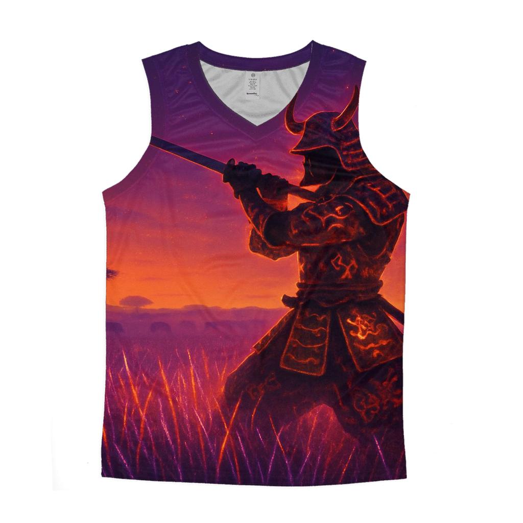 Savanna Mirage Samurai personalized athletic tanks