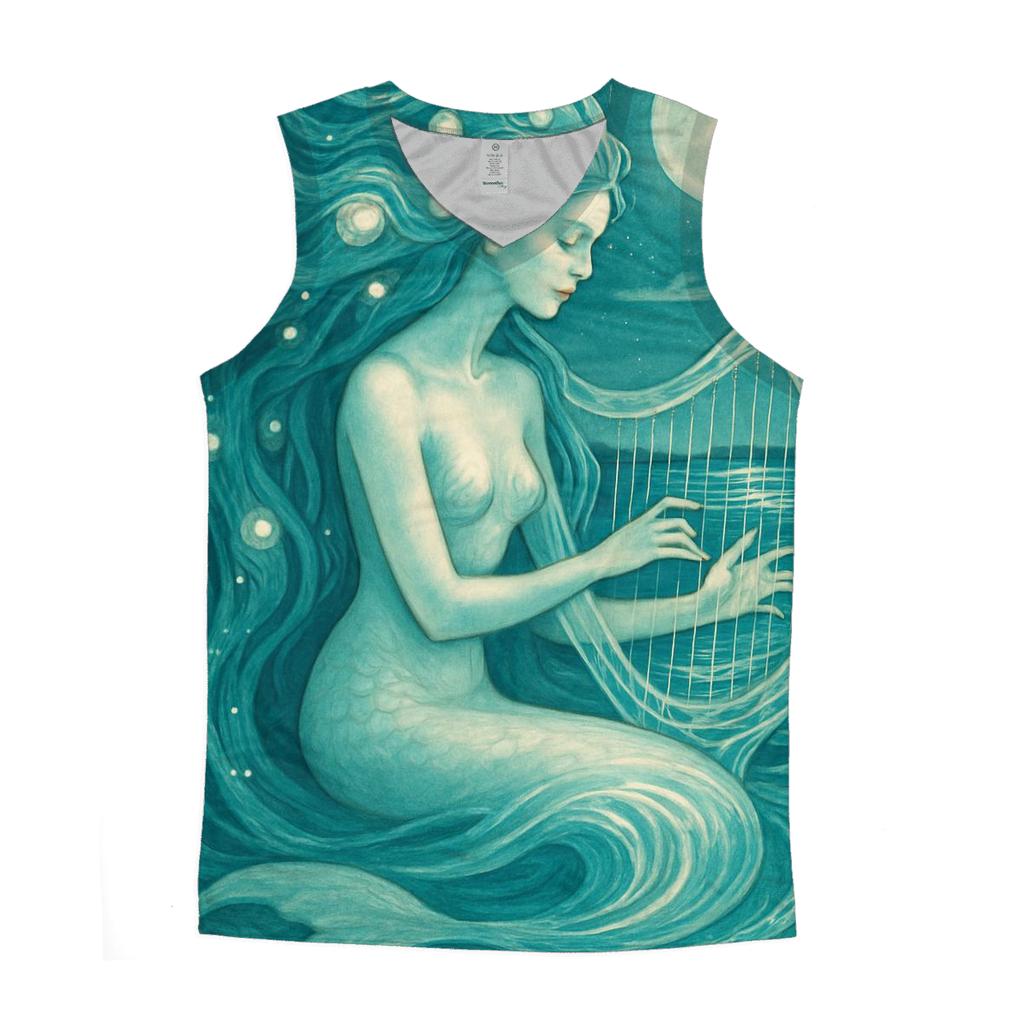 Tideglass Harp Siren sports performance tank tops