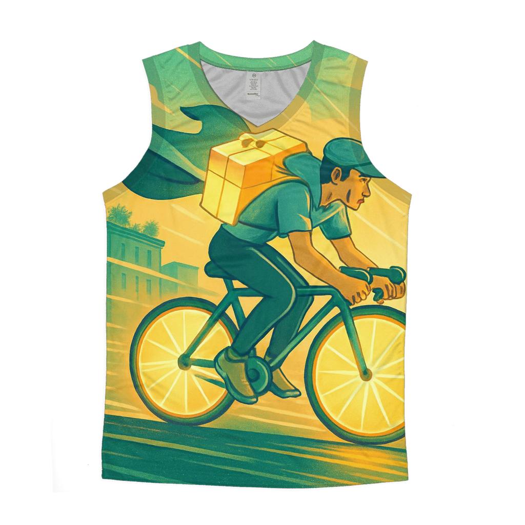 Solar Breeze Bicycle Courier trendy fitted tank tops