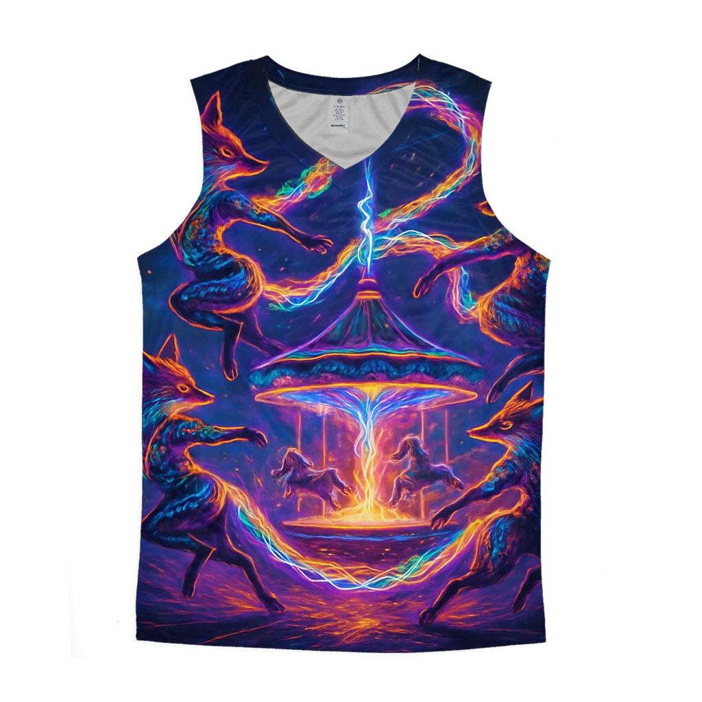Plasma Carousel Fox Troupe custom tank tops