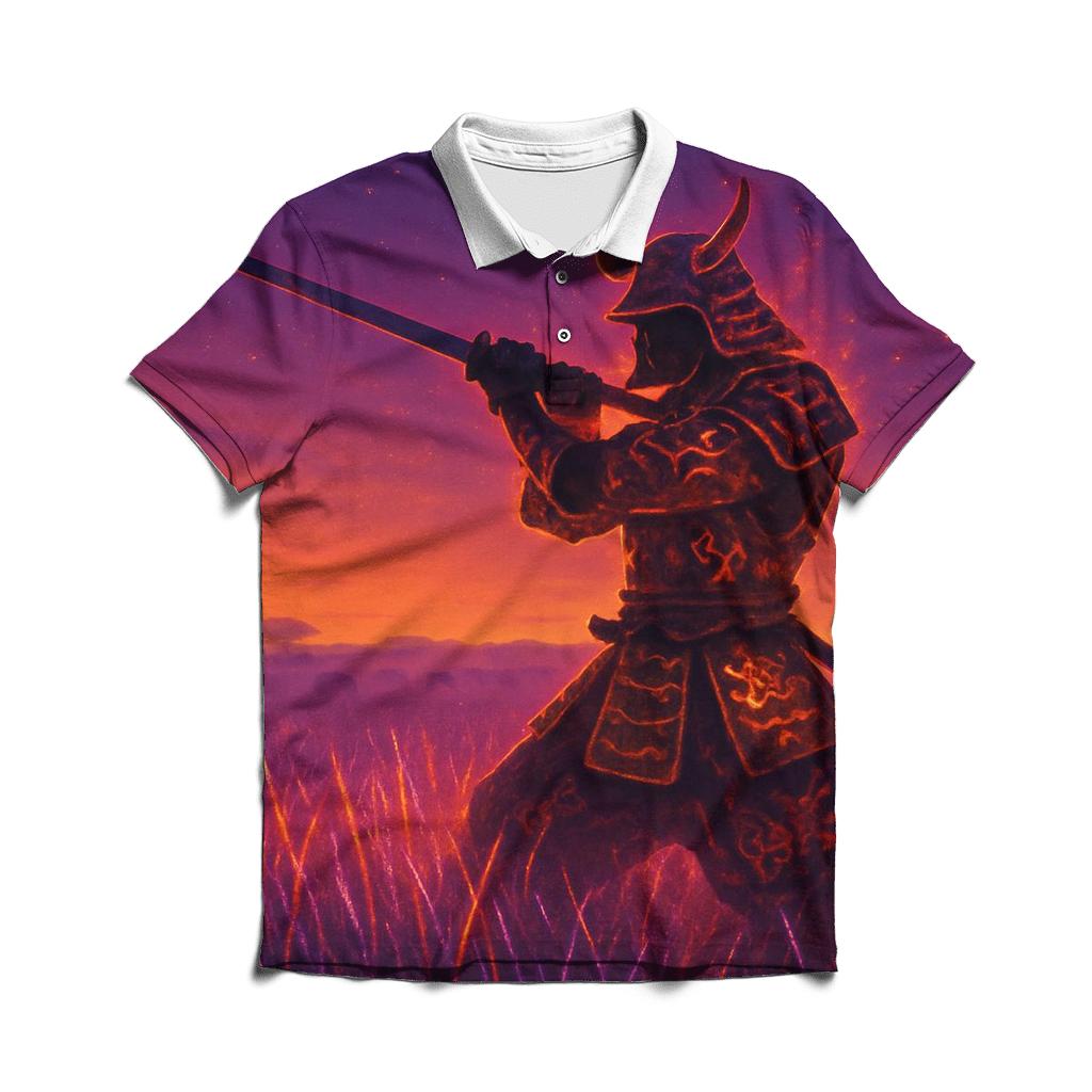 Savanna Mirage Samurai custom polo shirts