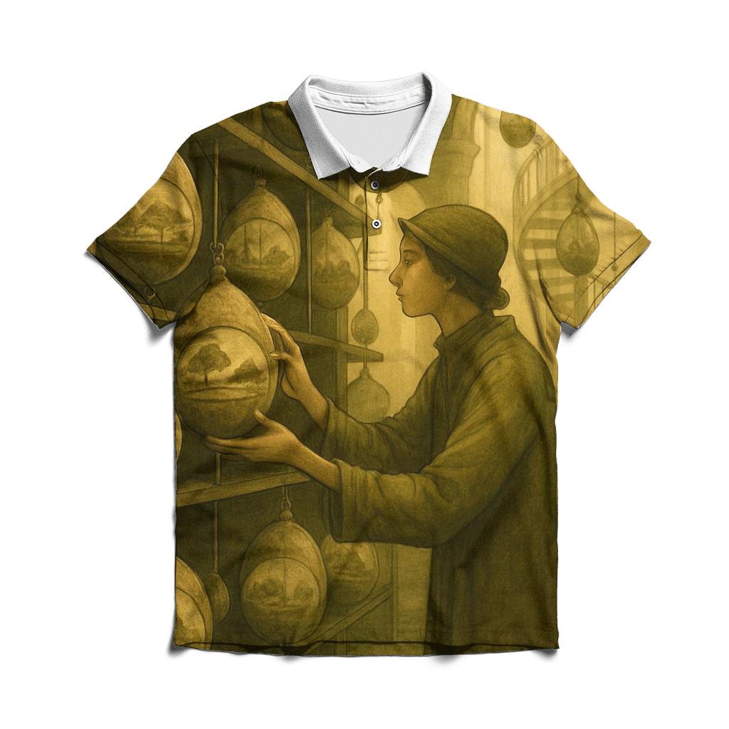 Library Of Floating Seeds casual sports polo shirts