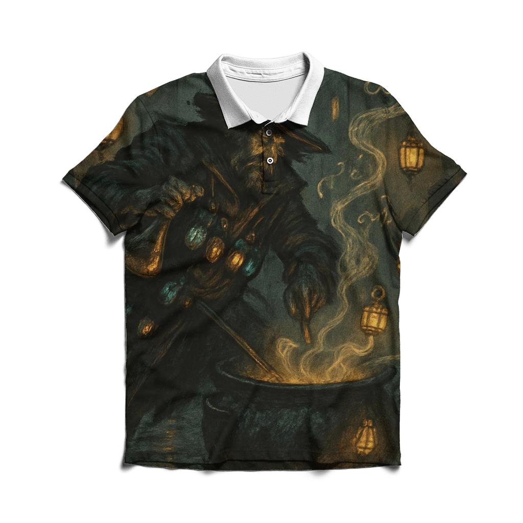 Fogwright Lantern Alchemist embroidered polo tops