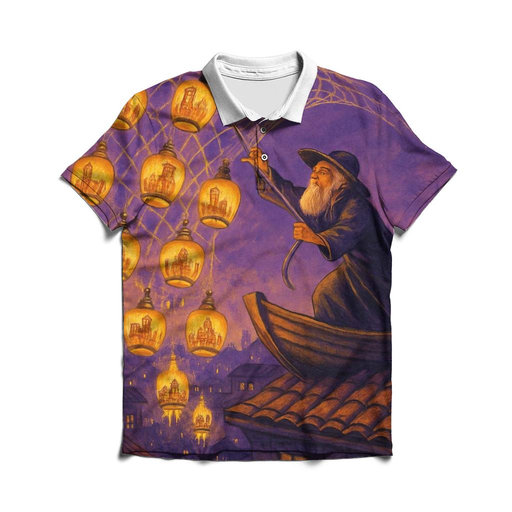 Lantern Fisher Of The Skyline embroidered polo tops