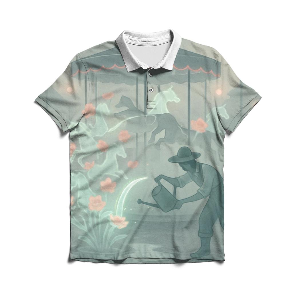 Spectral Carousel Gardener stylish collar polo tees