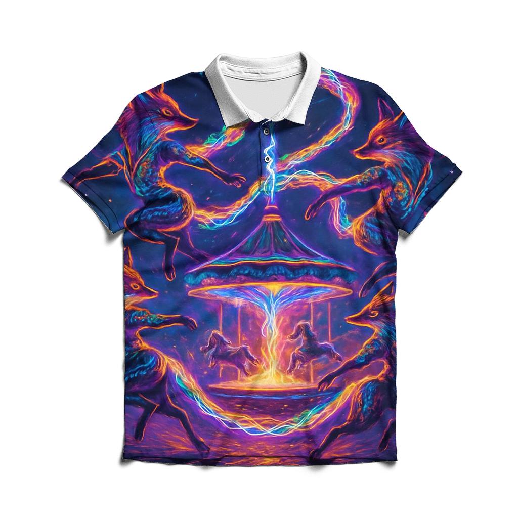 Plasma Carousel Fox Troupe casual sports polo shirts