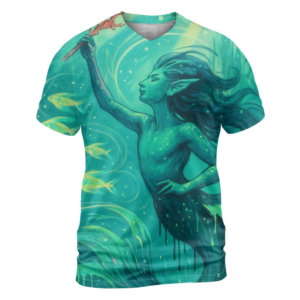 Crystal Coral Conductor trendy printed shirt styles