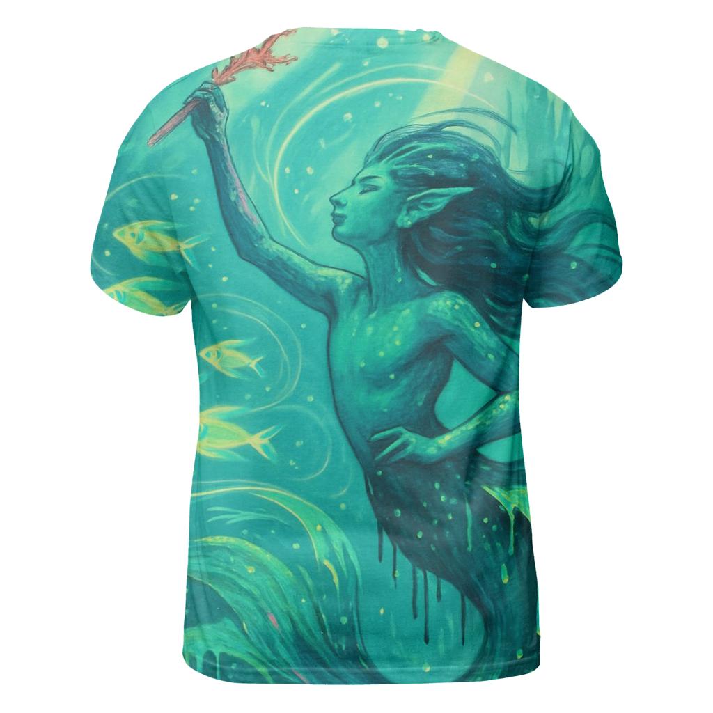 Crystal Coral Conductor trendy printed shirt styles