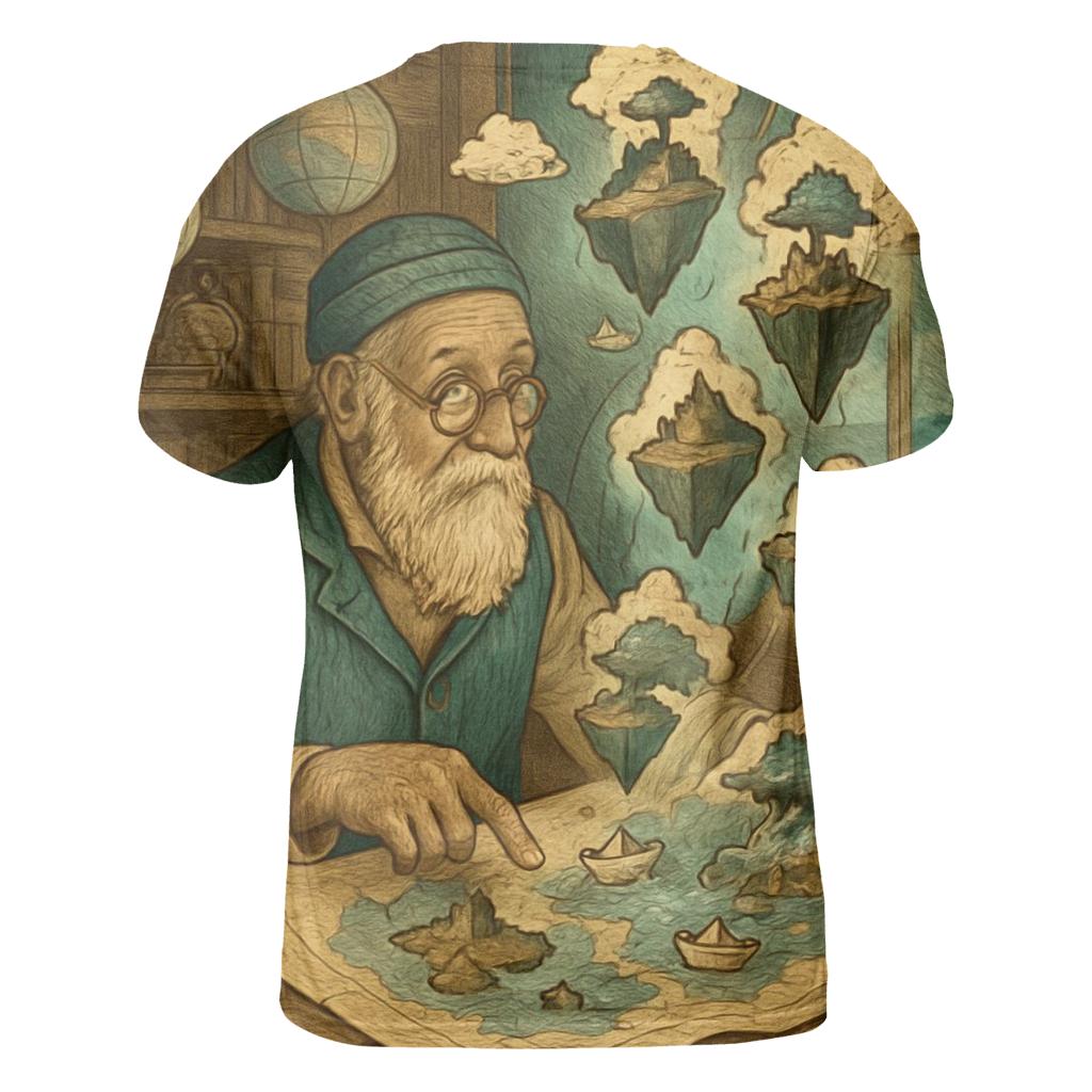 Mapmaker Of Echoed Islands designer pattern shirts