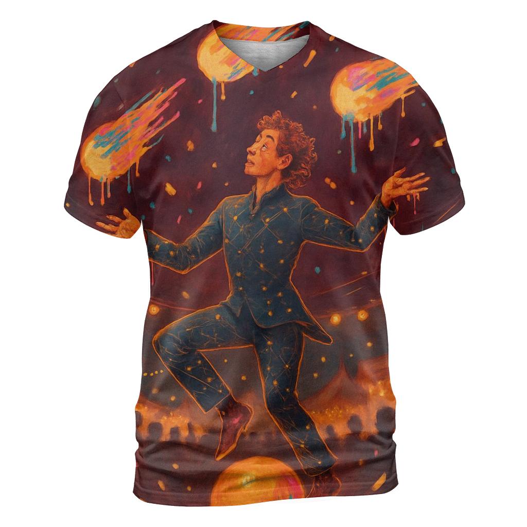 Velvet Comet Street Performer statement graphic shirts