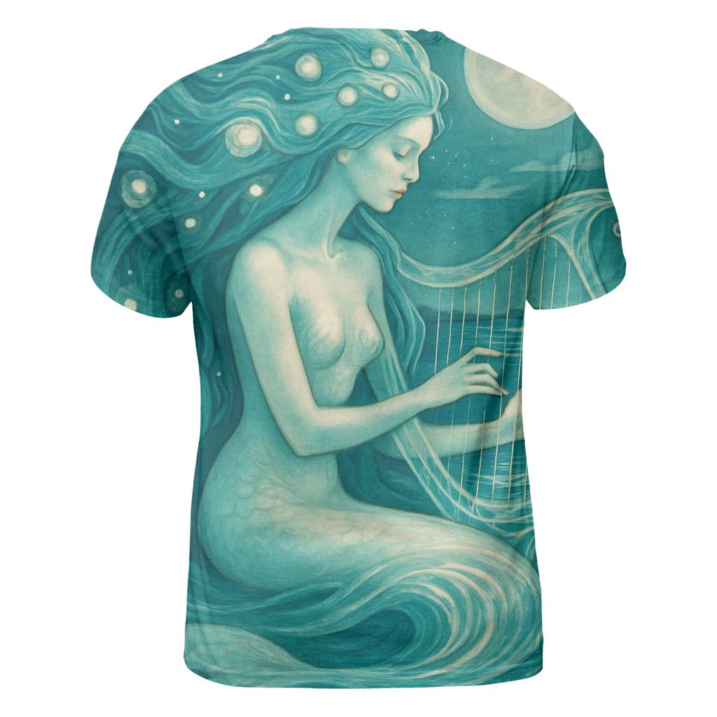 Tideglass Harp Siren trendy printed shirt styles