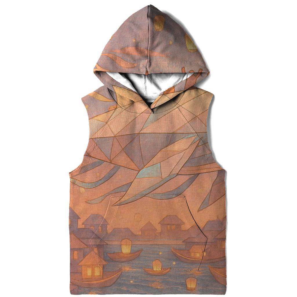 Paper Lantern Sky Whale designer hoodies