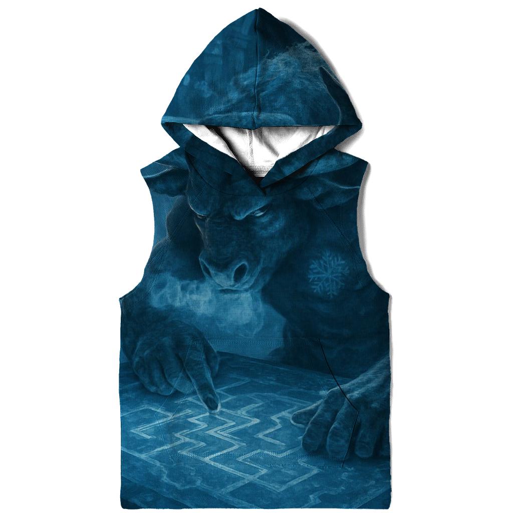 Frostbound Minotaur Cartographer pullover hoodies