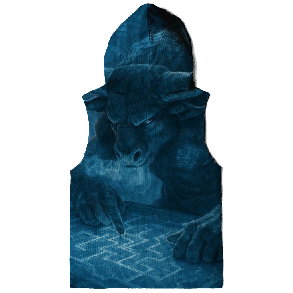 Frostbound Minotaur Cartographer pullover hoodies