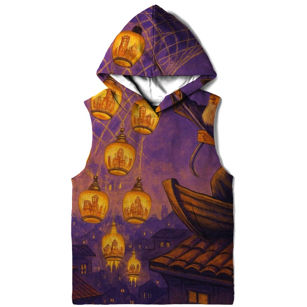 Lantern Fisher Of The Skyline embroidered hoodies