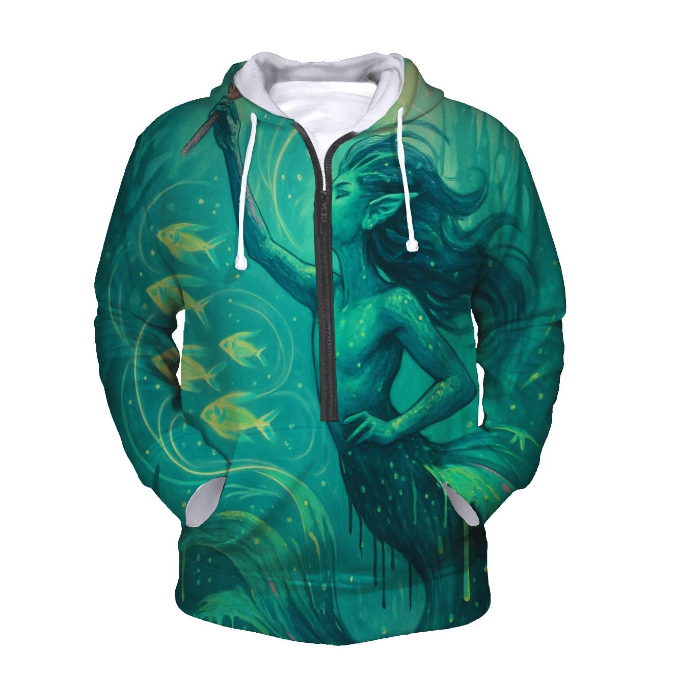 Crystal Coral Conductor embroidered hoodies