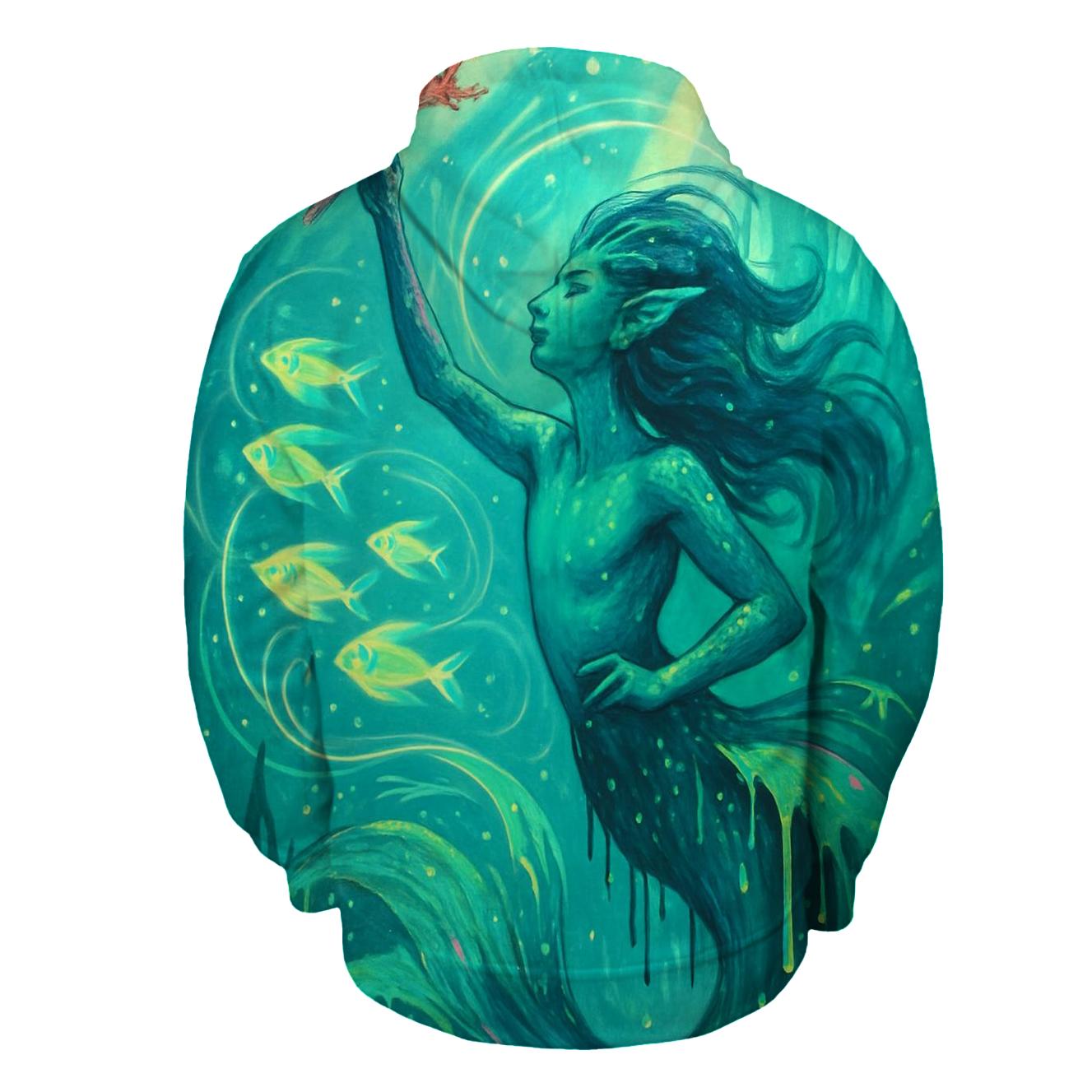 Crystal Coral Conductor embroidered hoodies