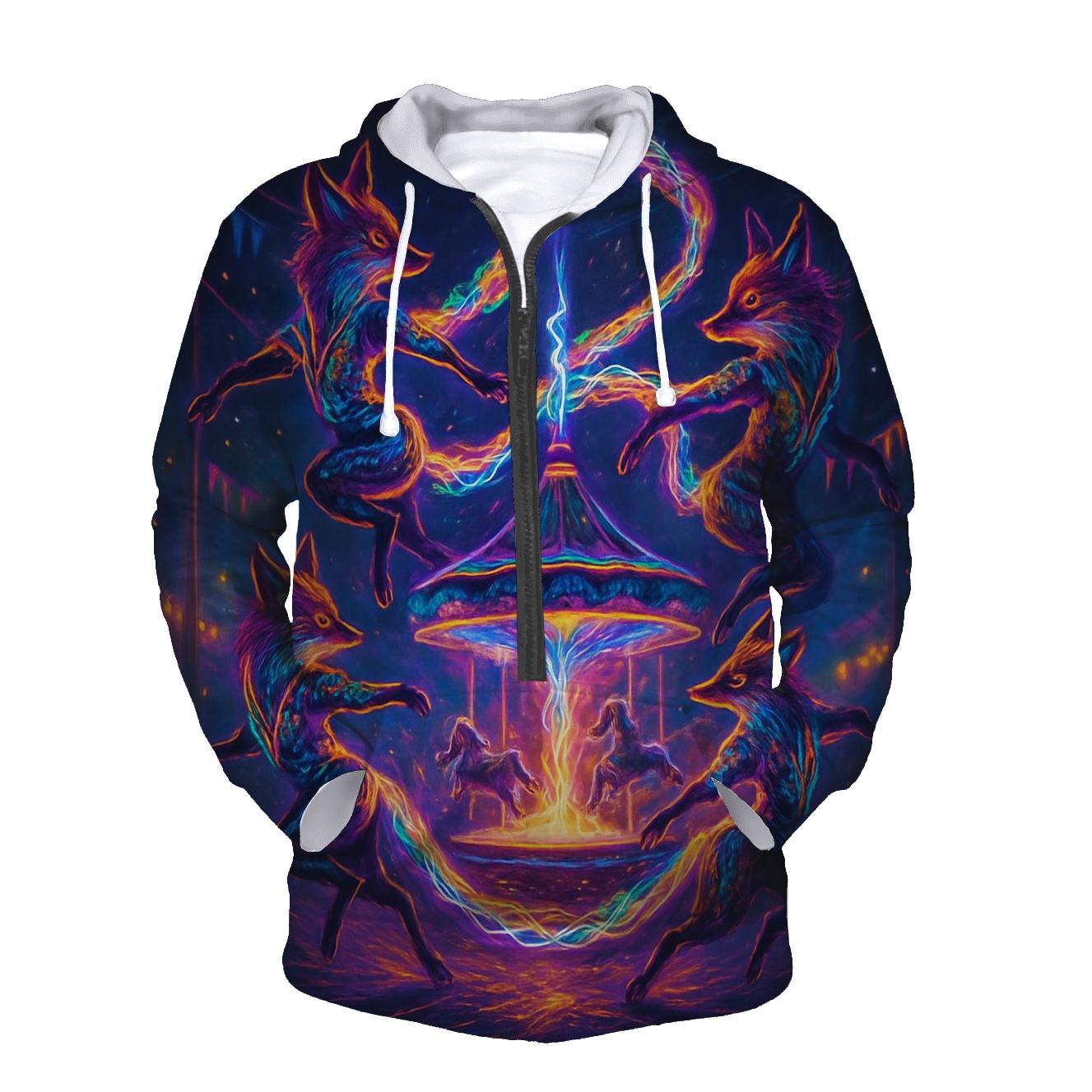 Plasma Carousel Fox Troupe custom hoodies