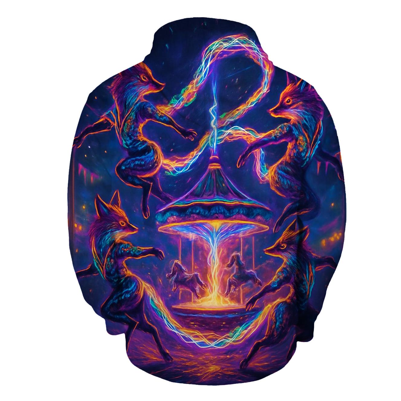 Plasma Carousel Fox Troupe custom hoodies