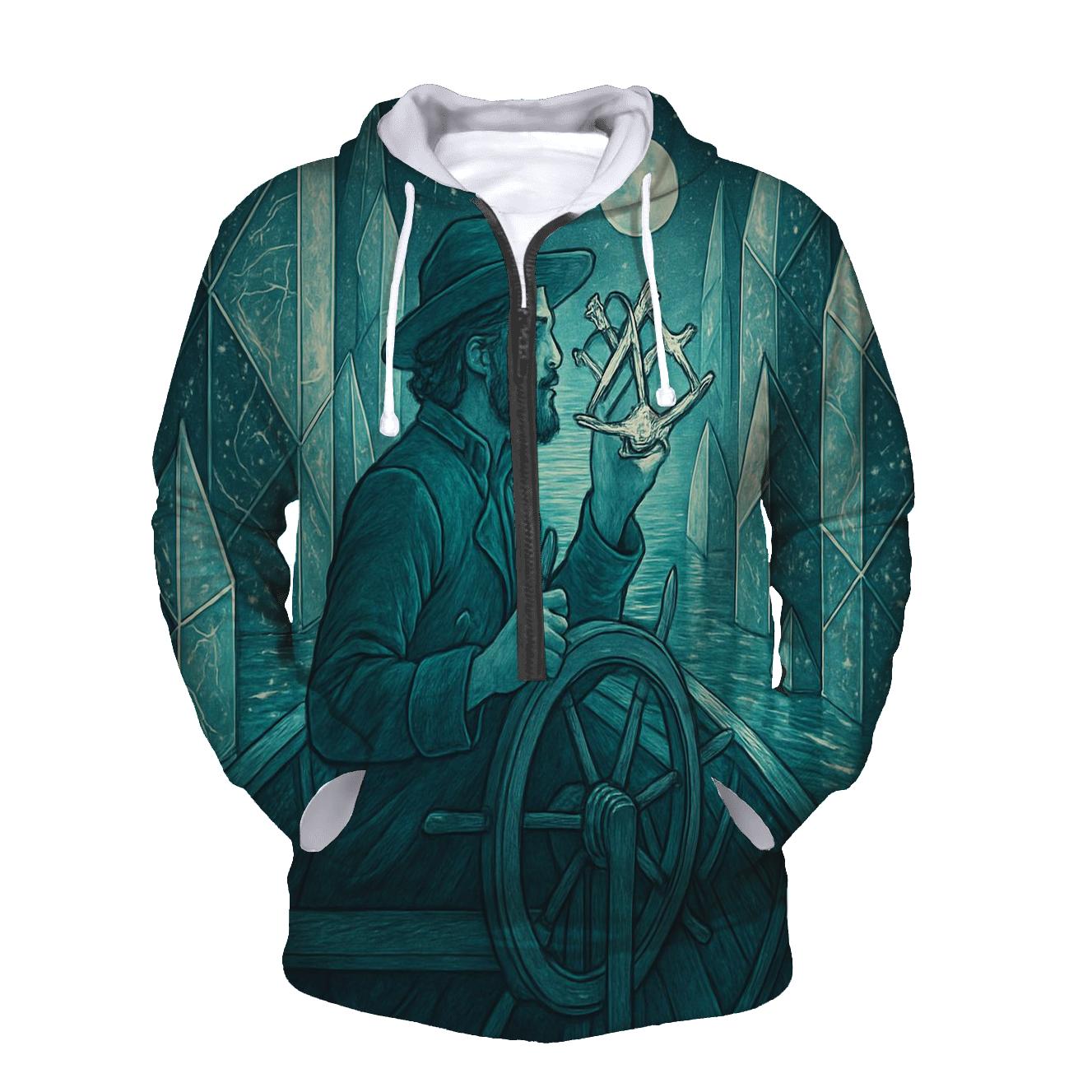 Mirror Reef Navigator graphic hoodies