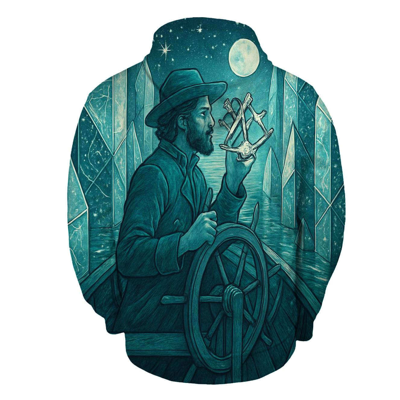 Mirror Reef Navigator graphic hoodies