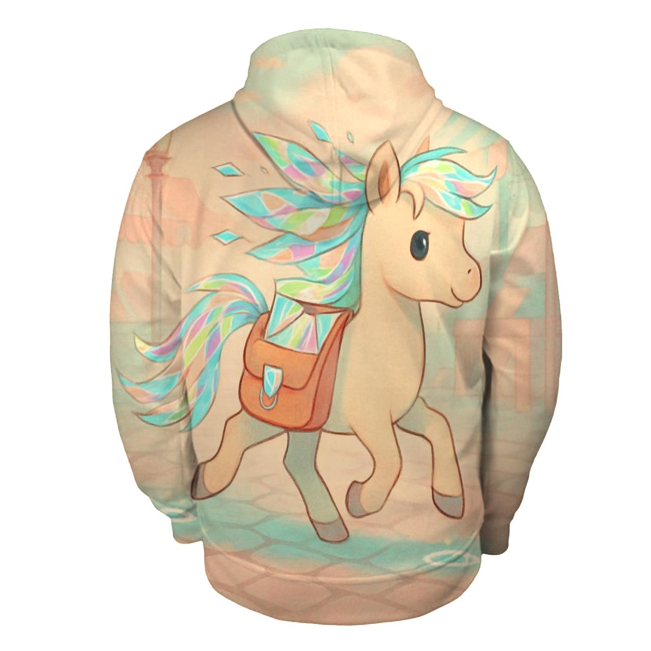 Crystal Courier Pony hoodies fashion