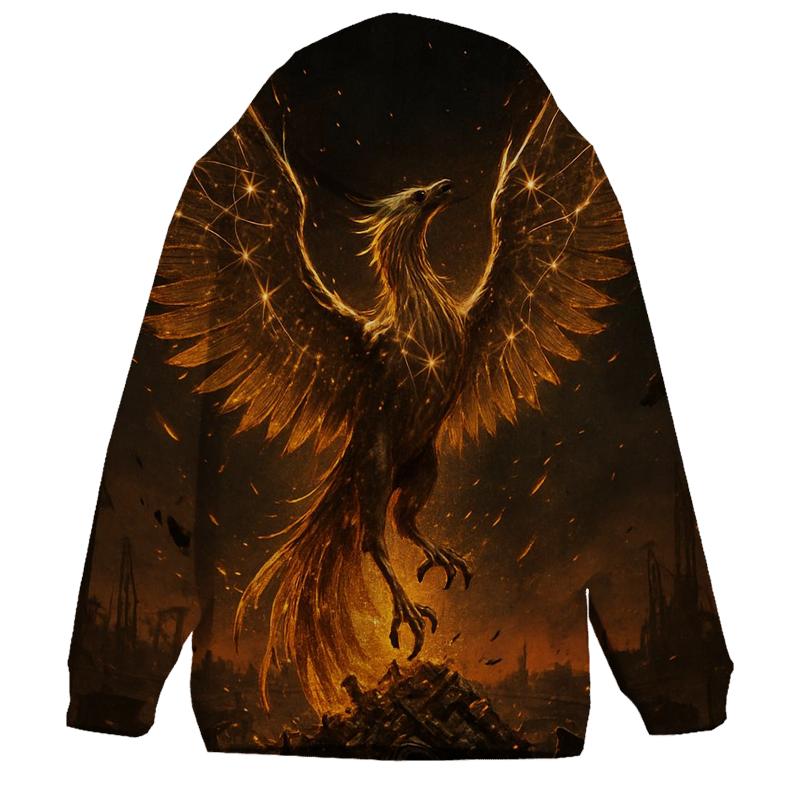 Starlit Junkyard Phoenix lightweight hoodies