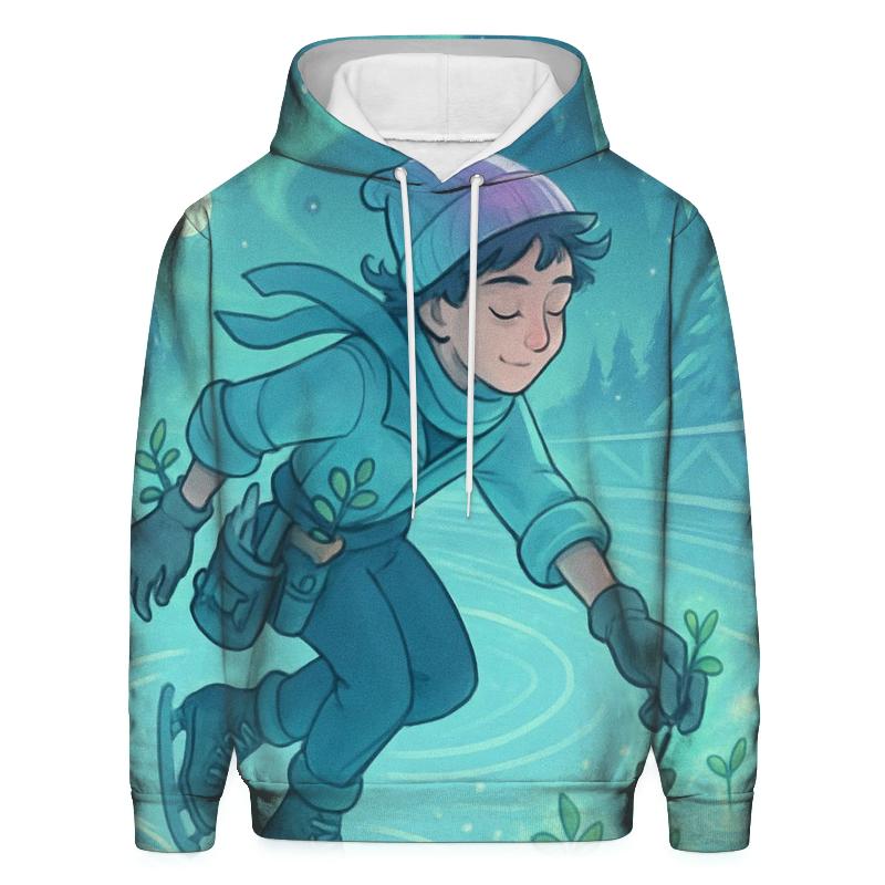 Aurora Skate Botanist printed hoodies